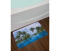 Infinity Pool Palm Bath Mat