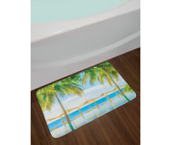 Pool Resort Summer Bath Mat
