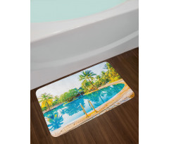Pool Resort Travel Bath Mat