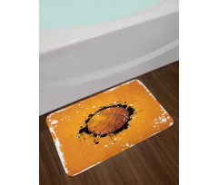 Basketball Splash Style Bath Mat