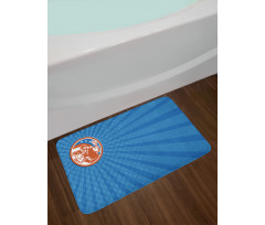 Pop Art American Football Bath Mat