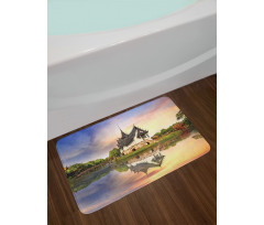 Medieval Building House Bath Mat