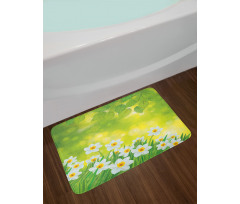 Daffodils Spring Petals Bath Mat