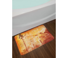 Retro French Street Bath Mat