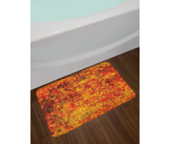 Vintage Mosaic Grunge Bath Mat