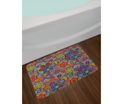 Combined Nested Paisley Bath Mat