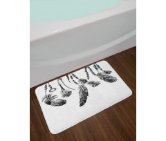 Native Feathers Bath Mat