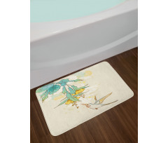 Colibri Exotic Plant Bath Mat