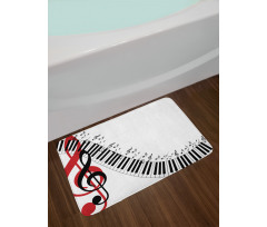 Abstract Theme Art Motifs Bath Mat