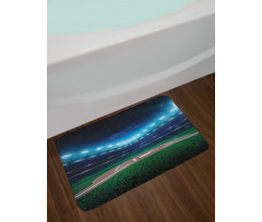 Baseball Stadium Night Bath Mat