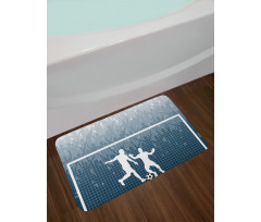 Penalty Kick Football Bath Mat