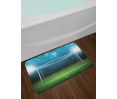 Soccer Football Game Bath Mat