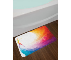 Gymnastics Girl Bath Mat