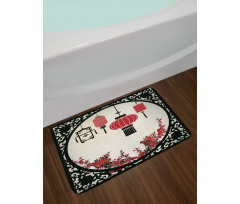 Ornate Graphic Bath Mat