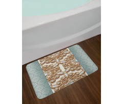 Vintage Diamonds Retro Bath Mat