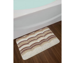 Antique Mosaic Effect Bath Mat