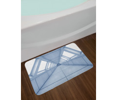 Corridor of Spaceship Bath Mat