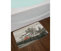 Urban Life Scenery Bath Mat