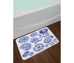 Watercolor Mandala Bath Mat