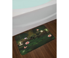 Mystic Forest with Candle Bath Mat