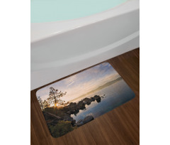 Lake Tahoe at Sunset Bath Mat