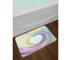 Heart Colorful Bath Mat