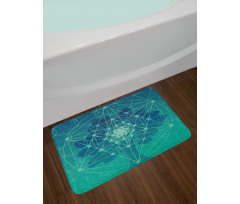Tree with Shapes Bath Mat
