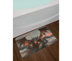 Dragon Monster Bath Mat