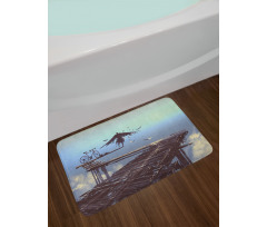 Eagle Birdman Fantasy Bath Mat