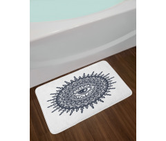 Traditional Mandala Art Bath Mat