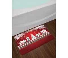 Winter Theme Tree Bath Mat