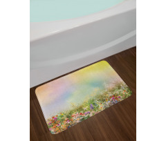 Spring Flower Nature Bath Mat