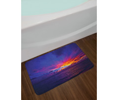 Dream Sunset Magenta Bath Mat