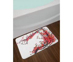 Blossom Cherry Sakura Bath Mat