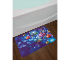 Happy New Year Party Bath Mat