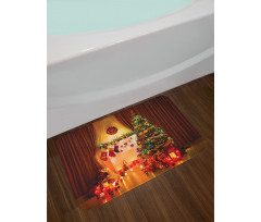 Tree Festive Presents Bath Mat