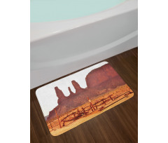 Valley View of Western Bath Mat