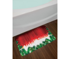 Xmas Theme Bath Mat