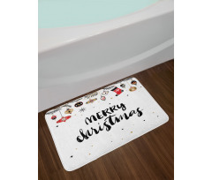 Modern Words Bath Mat