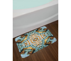 Tie Dye Grunge Bath Mat