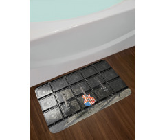 Digital Rock Guitar Bath Mat