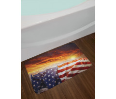 Sunset and Horizon Bath Mat