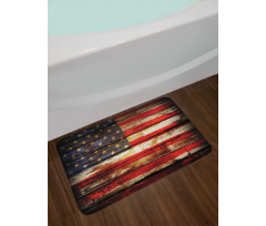 Vintage Wooden Bath Mat