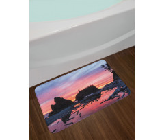 Mystic Beach Skyline Bath Mat