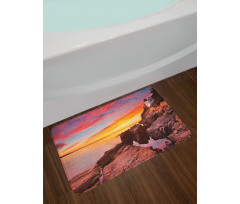 Harbor Sea Shore Sky Bath Mat