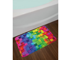 Rainbow Color Bath Mat