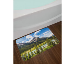 Spring Canadian Day Bath Mat