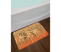 Tiger Jungle Bath Mat