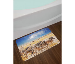 Africa Safari Park Bath Mat