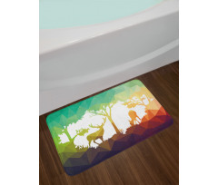 Desert Hunter Graphic Bath Mat